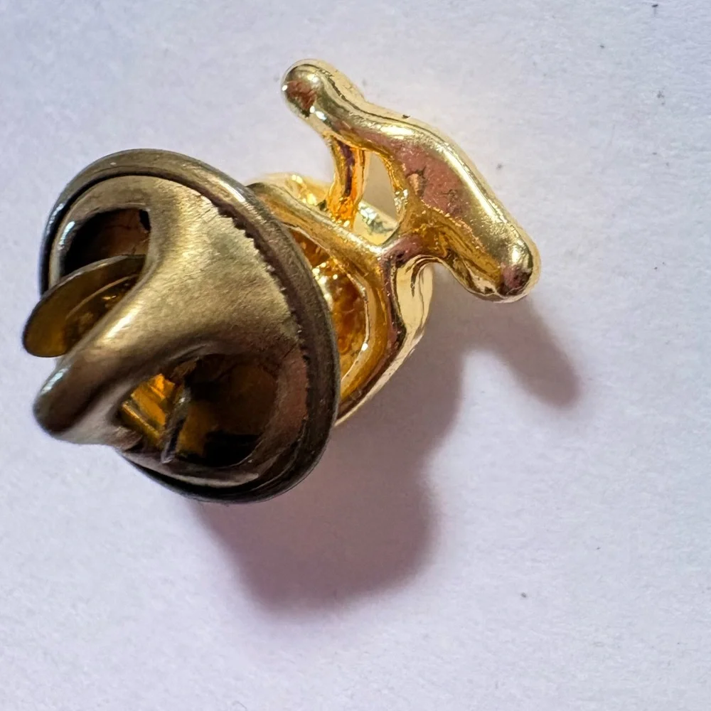 Vintage Gold plated Apple pin Brooch